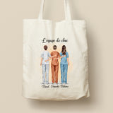 Tote Bag personnalisé, Modèle Personnel Soignant Homme et ou Femme