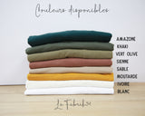 Tee Shirt EVJF personnalisé, Coupe ample unisexe, 100% Coton Bio éco-responsable, 40 couleurs au choix, Modèle Bohème Sauge et Terracotta