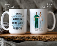 Mug personnalisé en céramique, 325 ou 430ml, Modèle Personnel soignant Homme et ou Femme