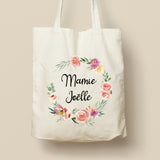 Tote Bag personnalisé, Modèle Bouquet de printemps