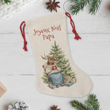 Chaussette de Noël personnalisée, Monsieur Elan