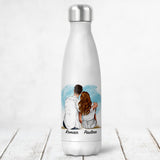 Bouteille isotherme personnalisée, Couple assis